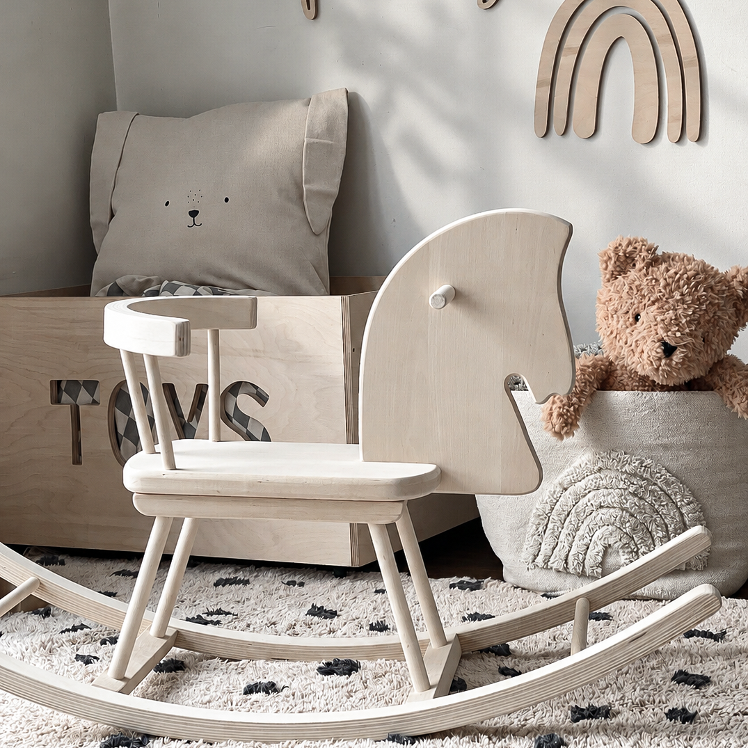 Personalised Wooden Rocking Horse