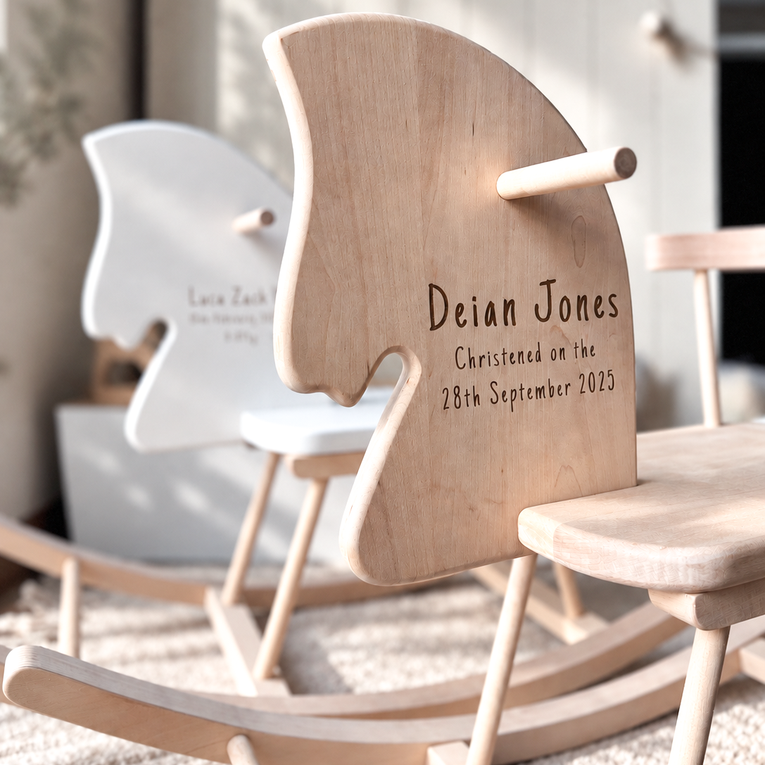 Engraved Rocking Horse