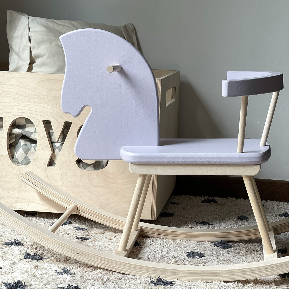 Personalised Wooden Rocking Horse