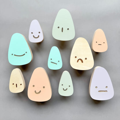 Colorful Wooden Mood Hooks