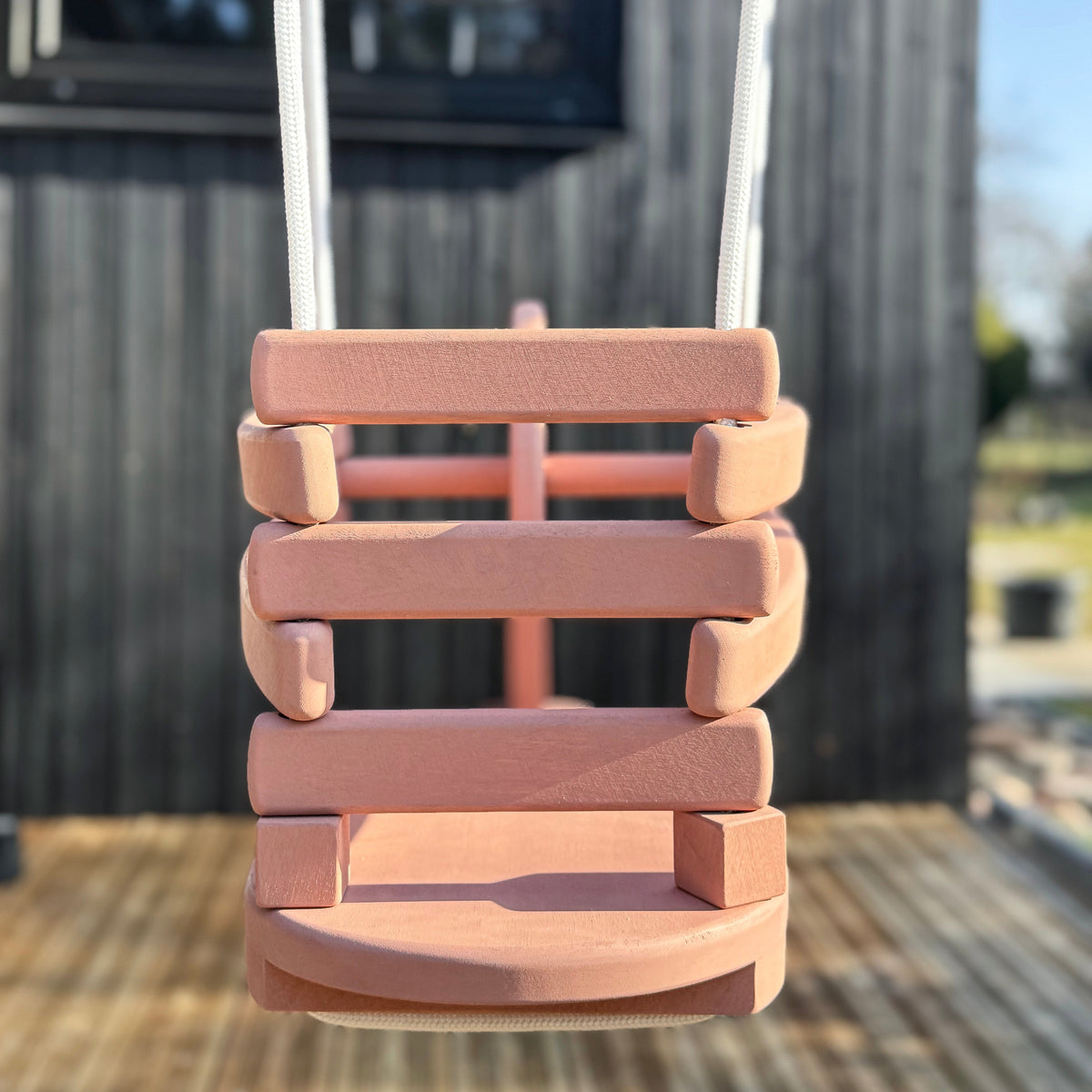 Wooden Horse Baby Swing