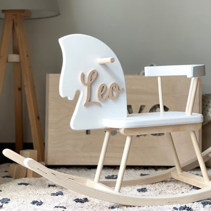 Personalised Wooden Rocking Horse