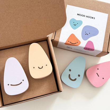 Colorful Wooden Mood Hooks