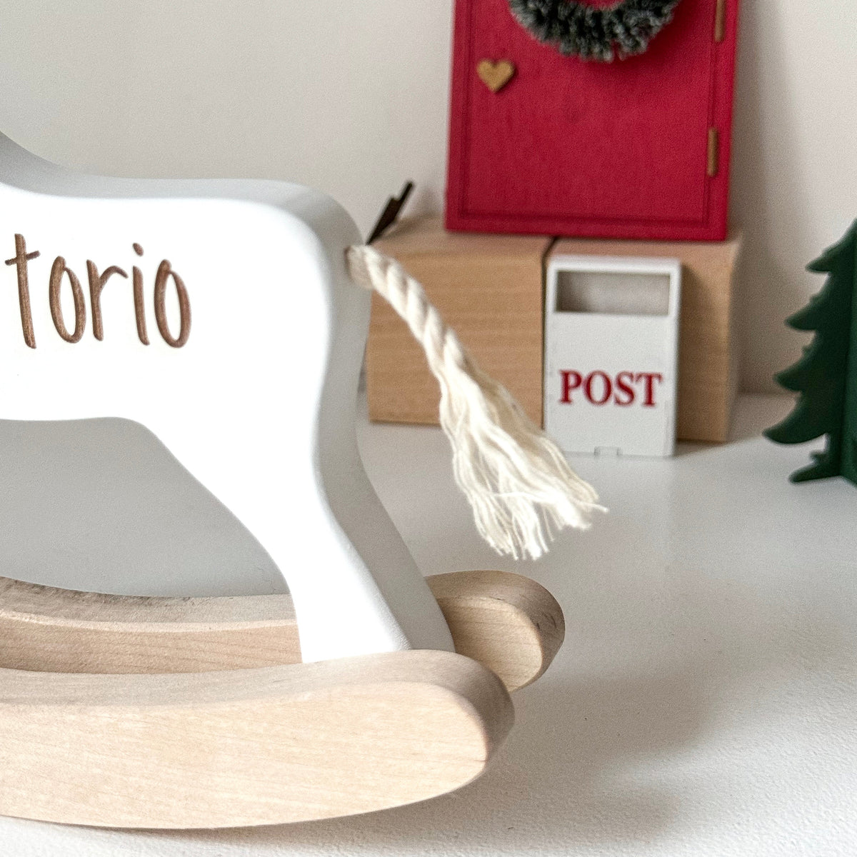 Personalized Wooden Toy Horse