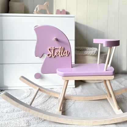 Personalised Wooden Rocking Horse
