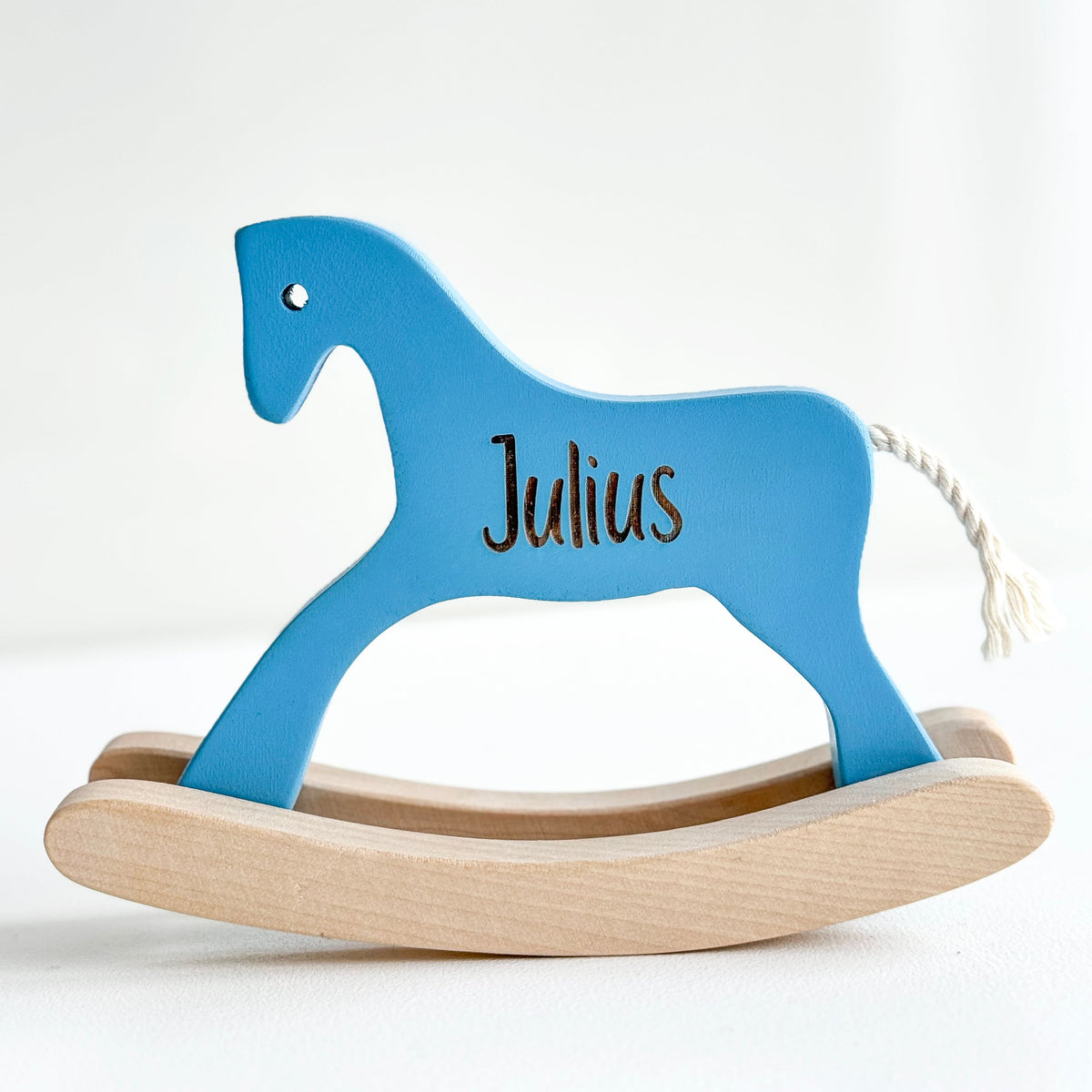Personalized Wooden Toy Horse