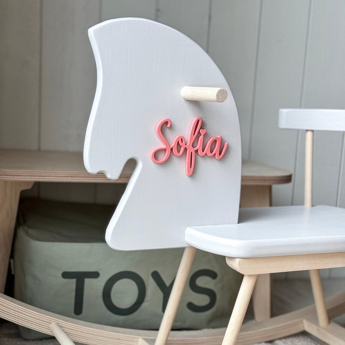 Personalised Wooden Rocking Horse