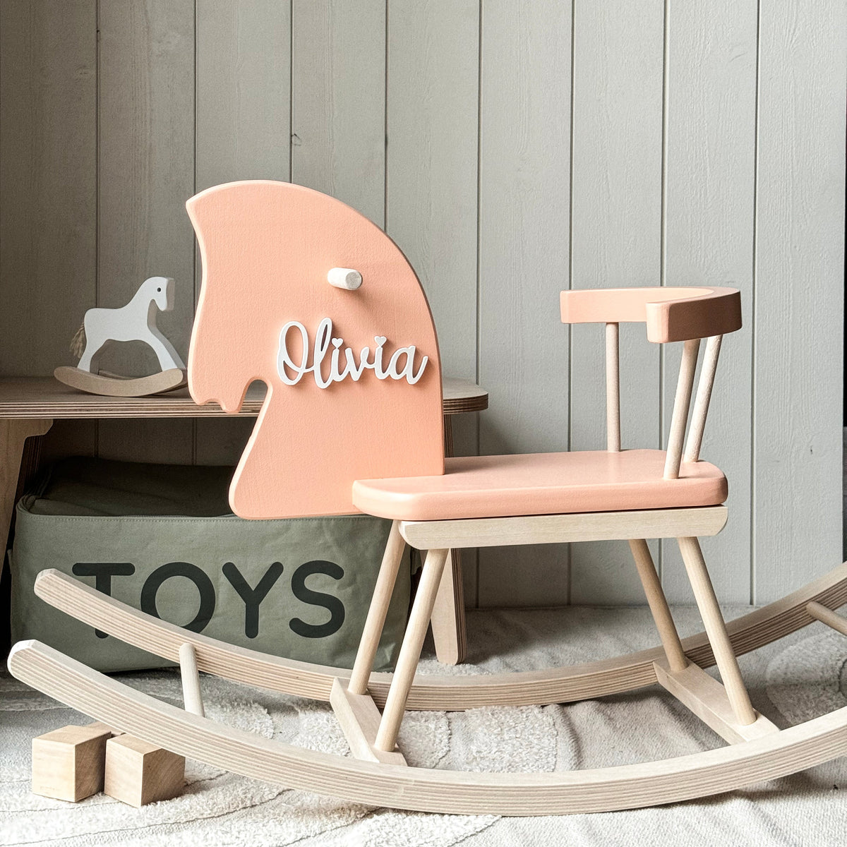 Personalised Wooden Rocking Horse