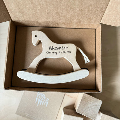 Personalized Wooden Toy Horse