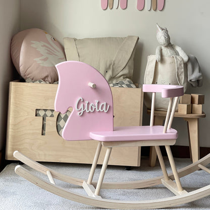 Personalised Wooden Rocking Horse