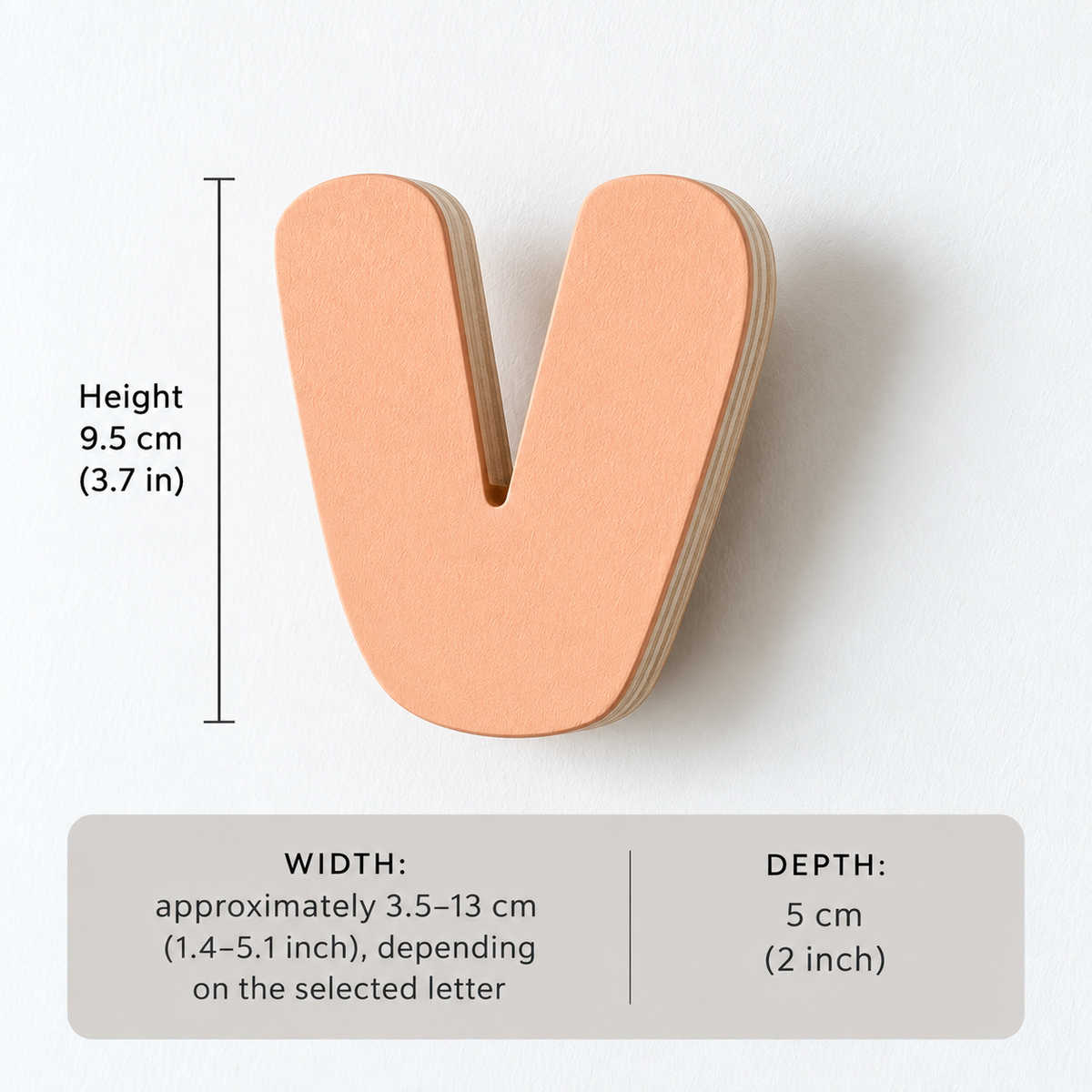 Wooden Letter Wall Hooks