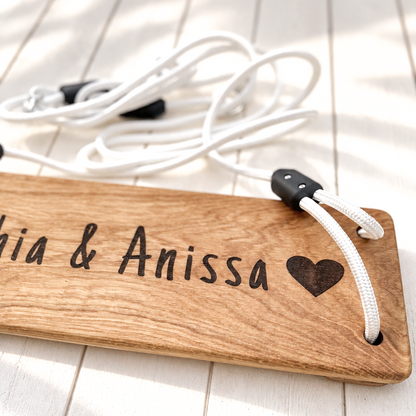 Personalized Oak Tree Swing for Kids & Adults