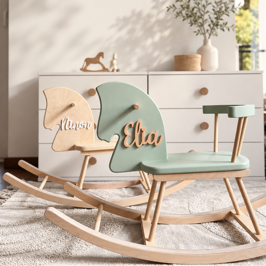 Personalised Wooden Rocking Horse